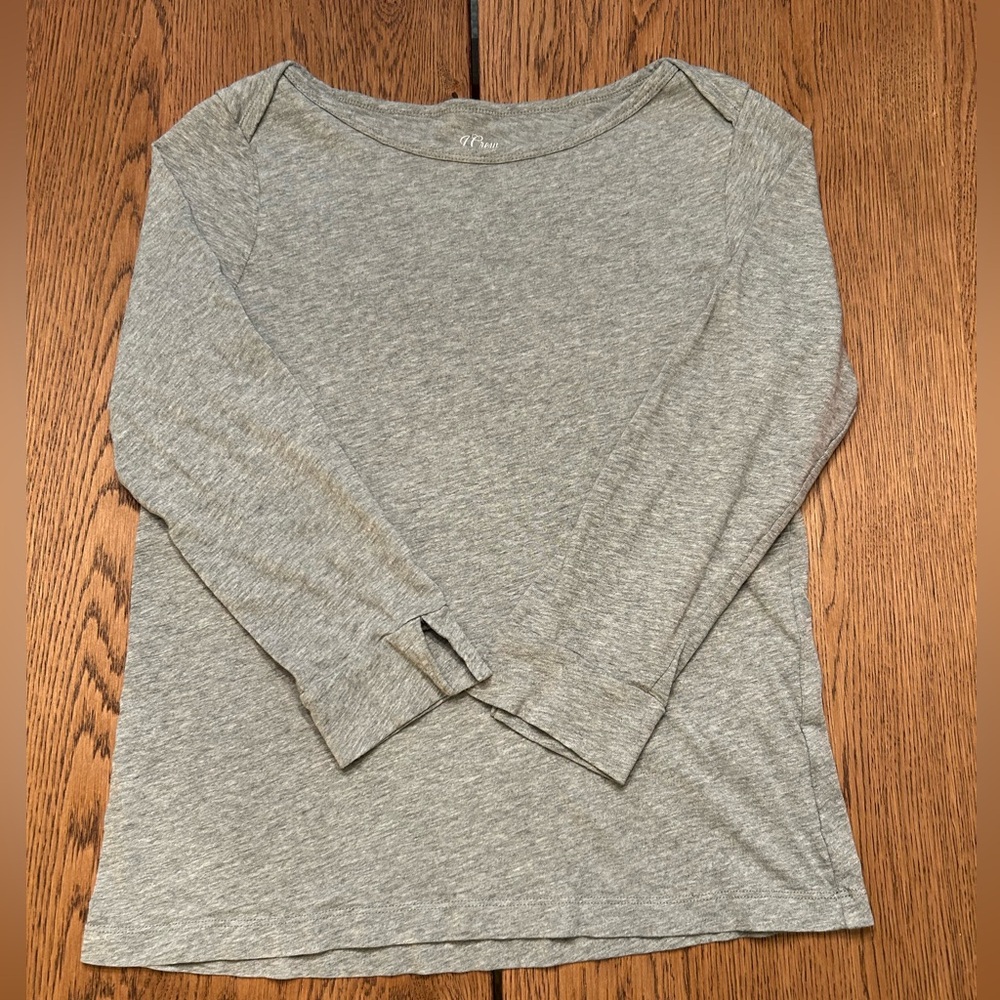 J.Crew 3/4 sleeve boatneck T-shirt-S - Picture 3 of 5